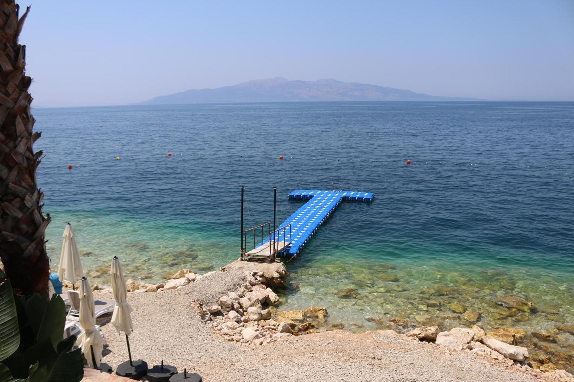 Ferienwohnung Infinity Sea View Penthouse Sarandë Exterior foto